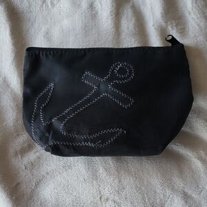 Sea bags makeupe bag in black with anchor